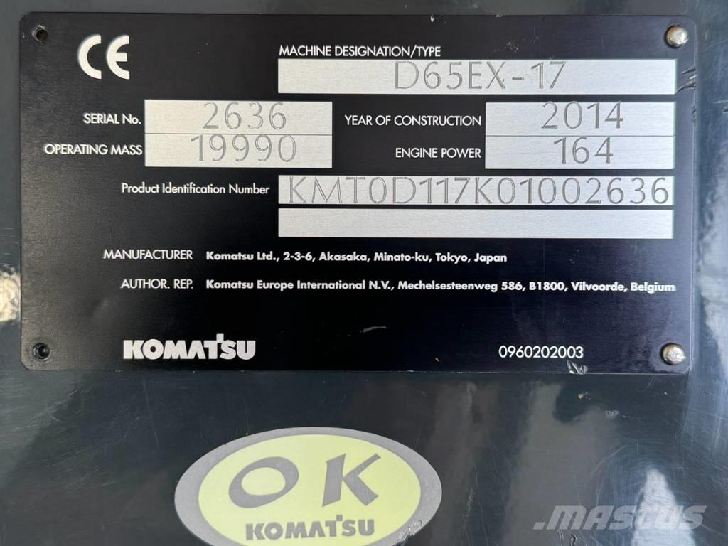 Komatsu D 65 EX-17 Dozere Beltegående