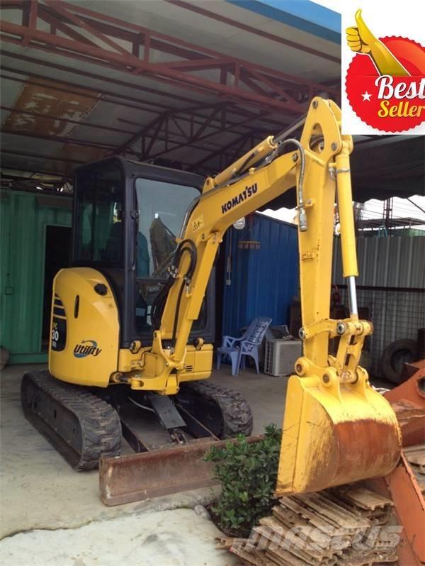 Komatsu PC 30 Minigravere <7t
