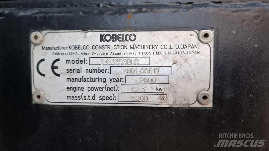 Kobelco SK 135 SR LC Beltegraver