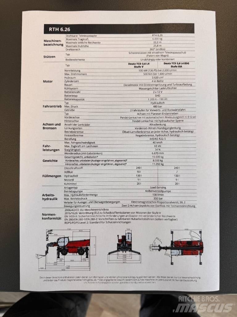 Magni RTH 6.26 S Teleskoplastere