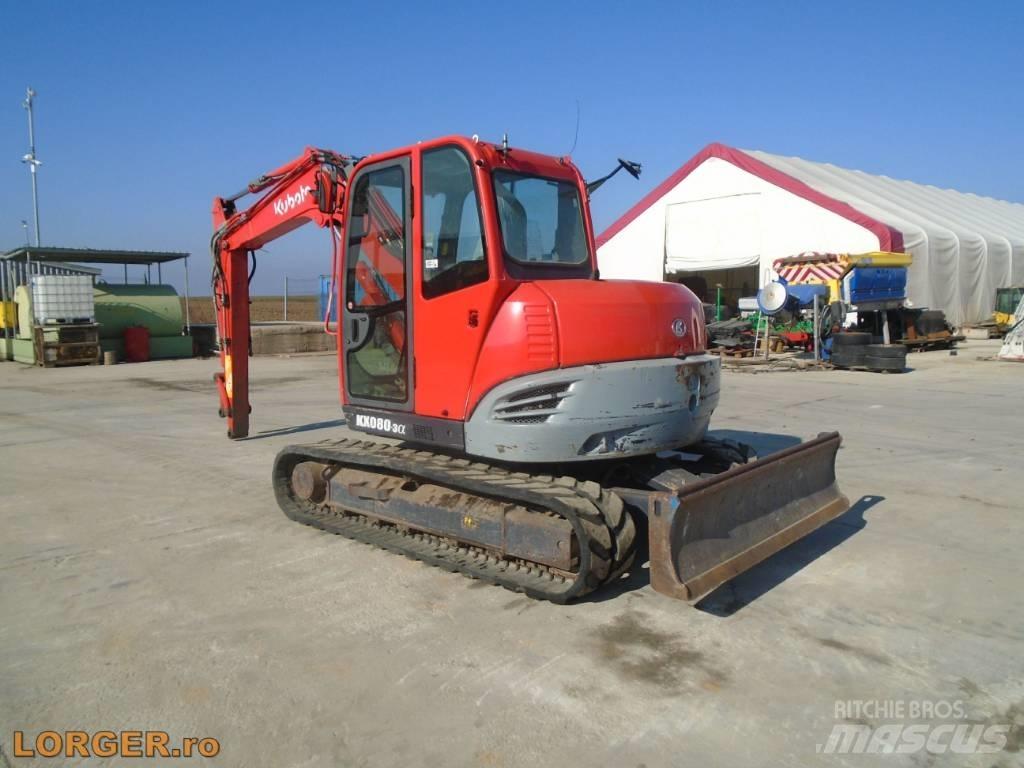 Kubota KX 080-3 Beltegraver