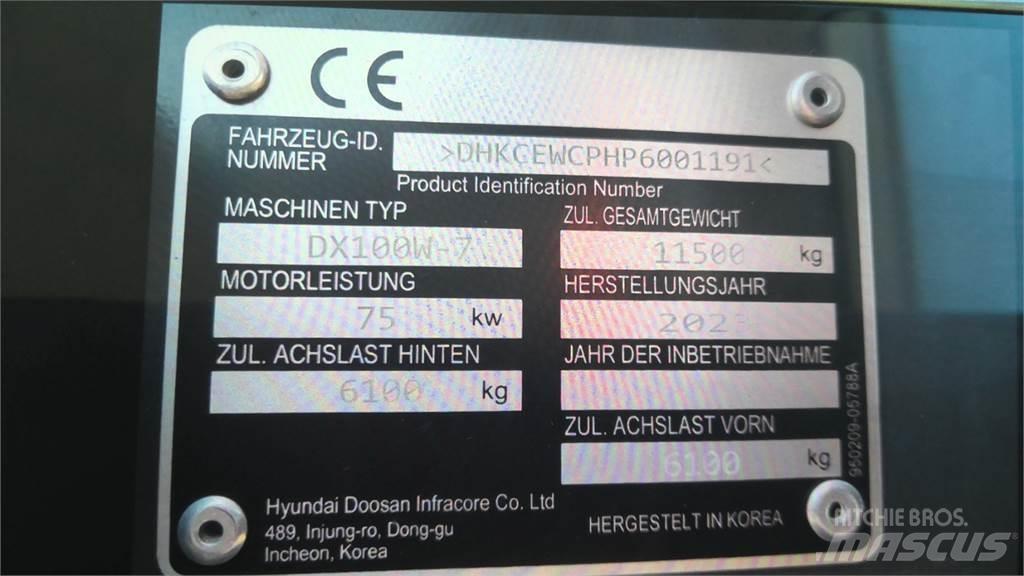 Develon DX100W-7 Hjulgravere