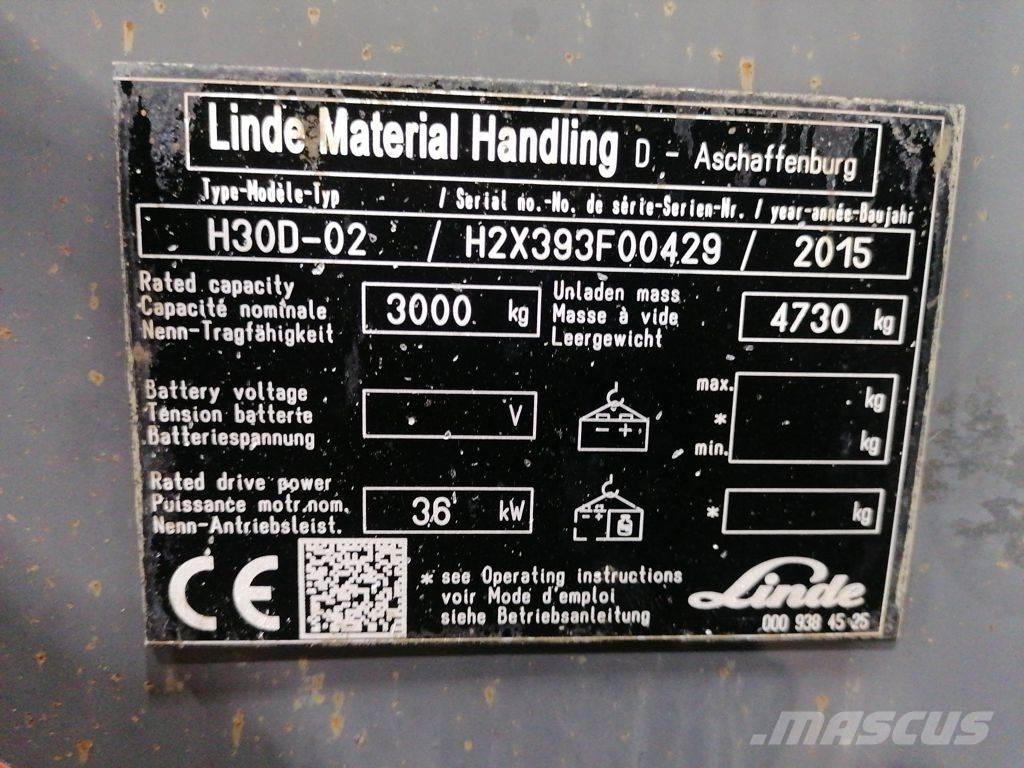 Linde H30D-02 Diesel Trucker