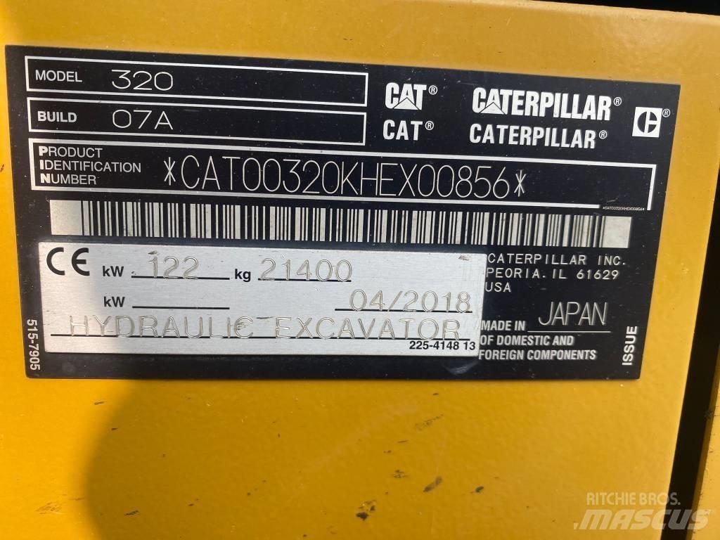 CAT 320 Beltegraver