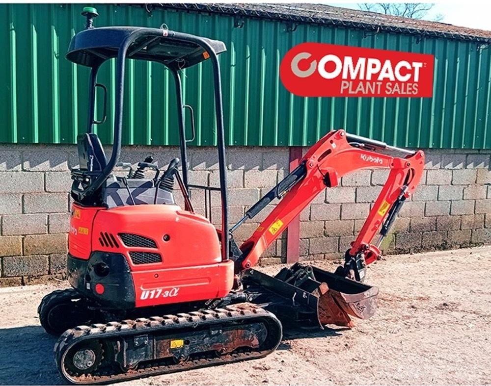 Kubota U17-3a Minigravere <7t