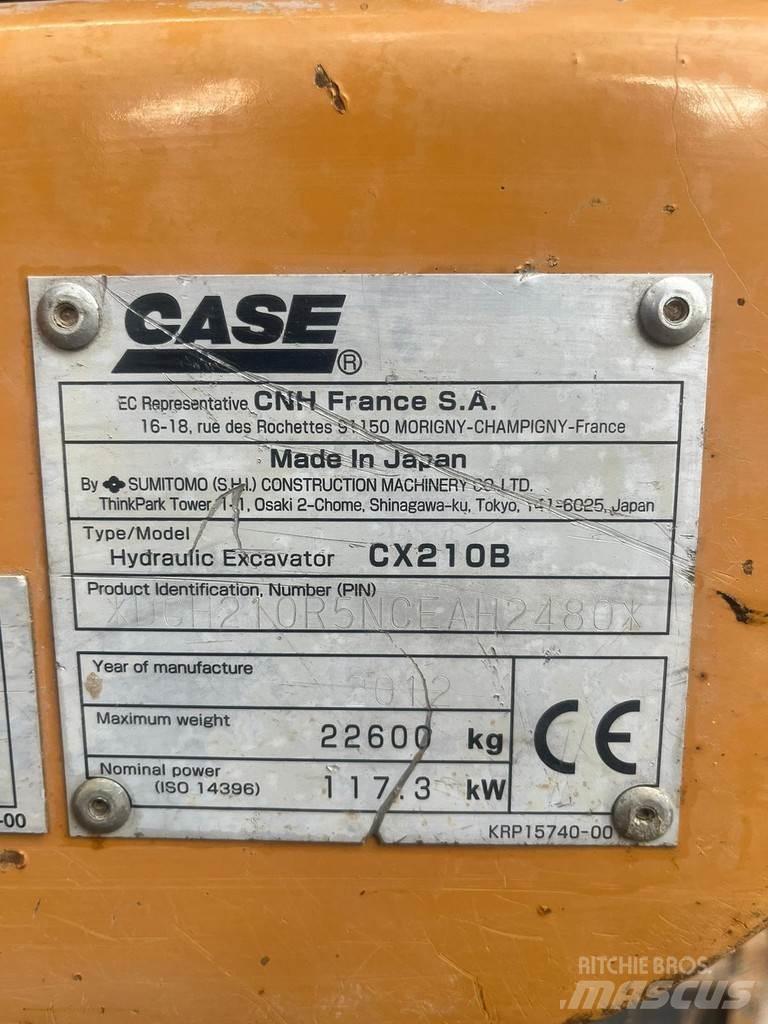 CASE CX210B Beltegraver
