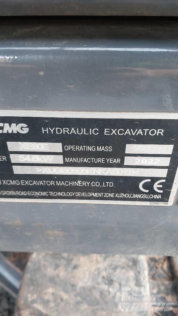 XCMG XE 80 E Midigravere 7 - 12t