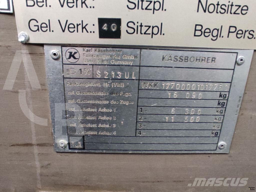 Setra S 213 UL Andre varebiler