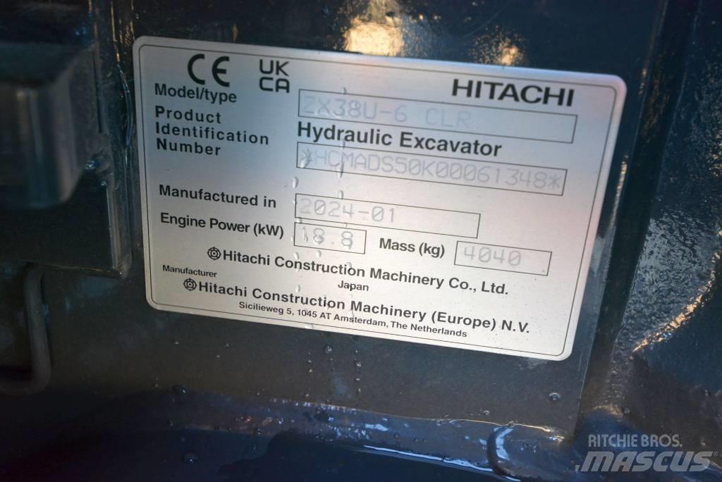 Hitachi ZX 38 U-6 Minigravere <7t