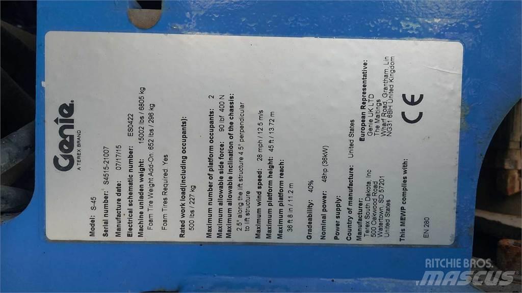Genie S45G Teleskop bomlifter