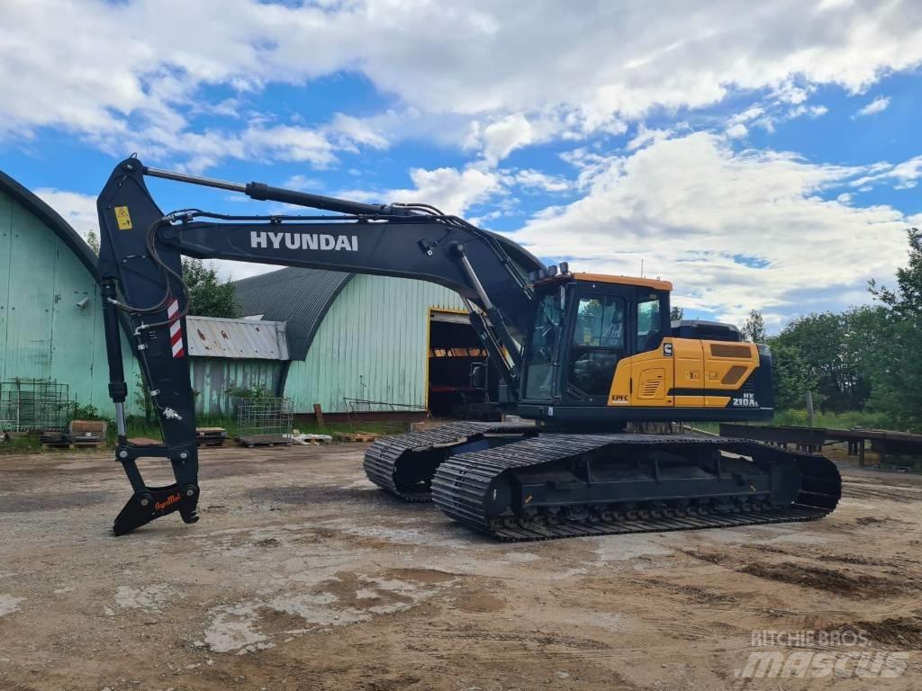 Hyundai HX210AL Beltegraver