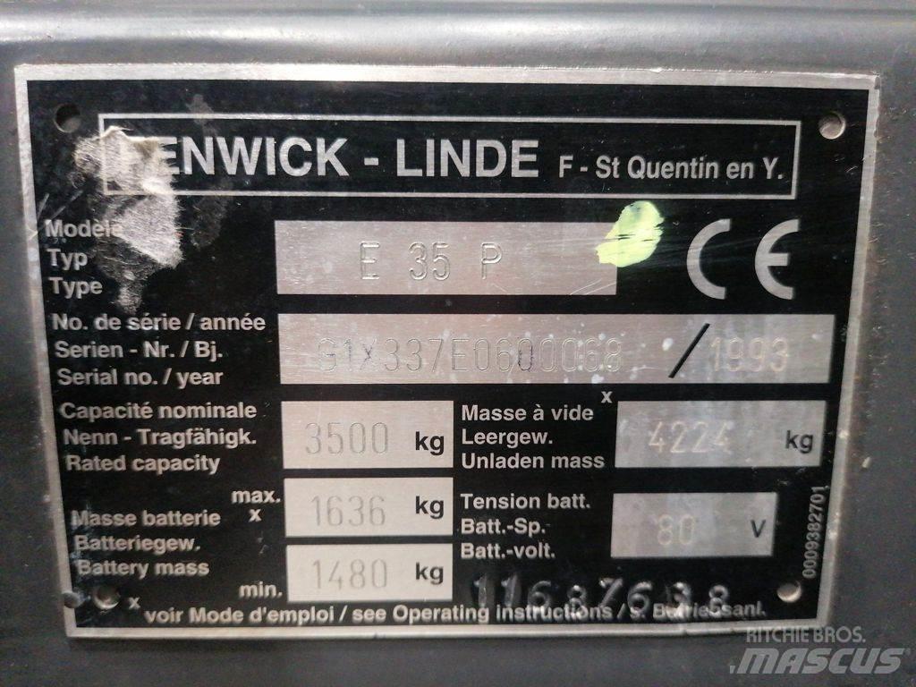 Linde E35P Elektriske trucker
