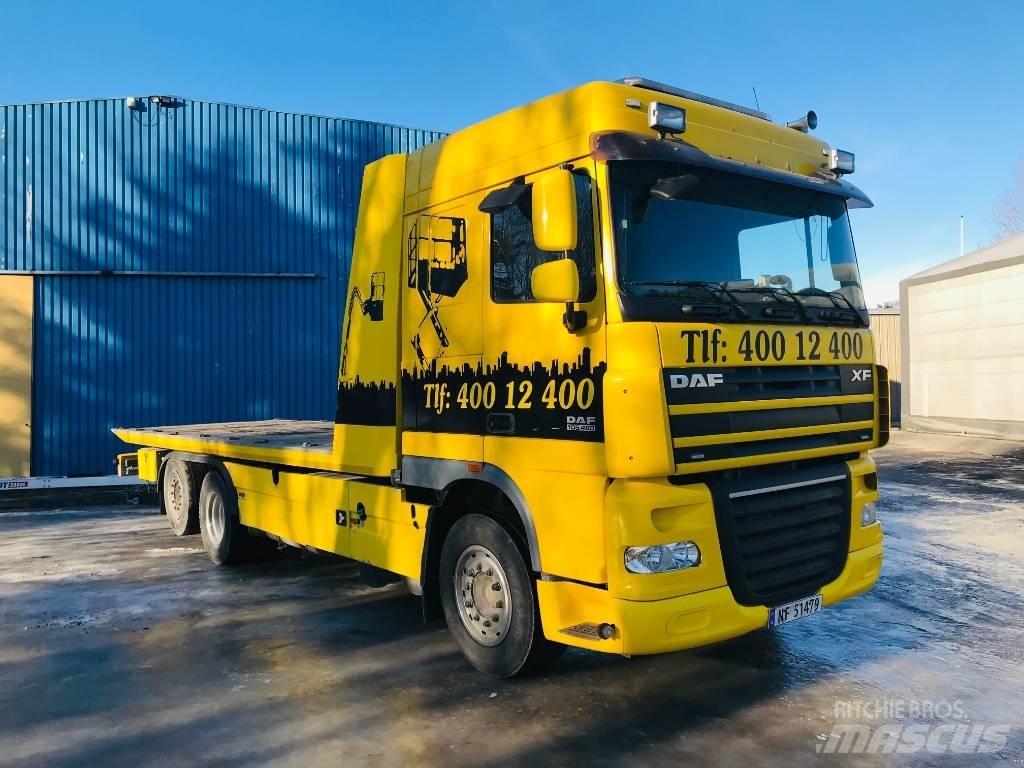 DAF 1850 FAN XF 105 Flatvogn med vinsj