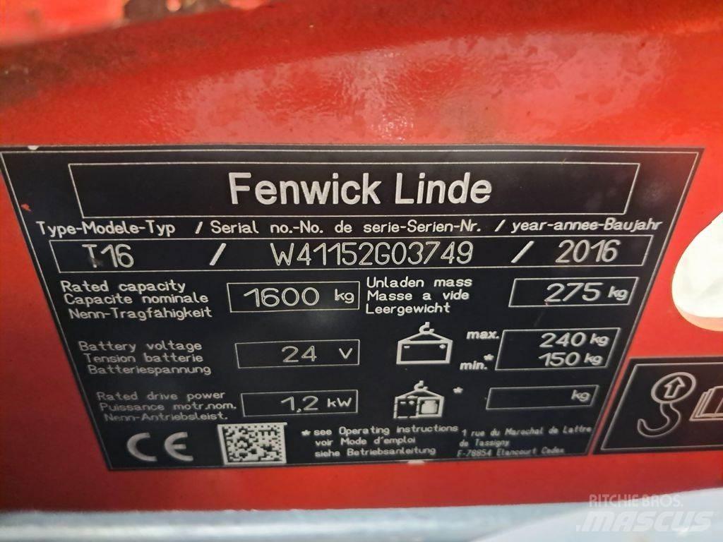 Linde T16 Jekketralle