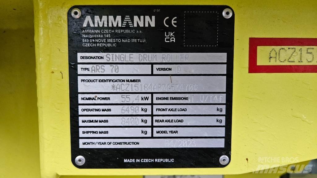 Ammann ARS 70 Tandem Valser