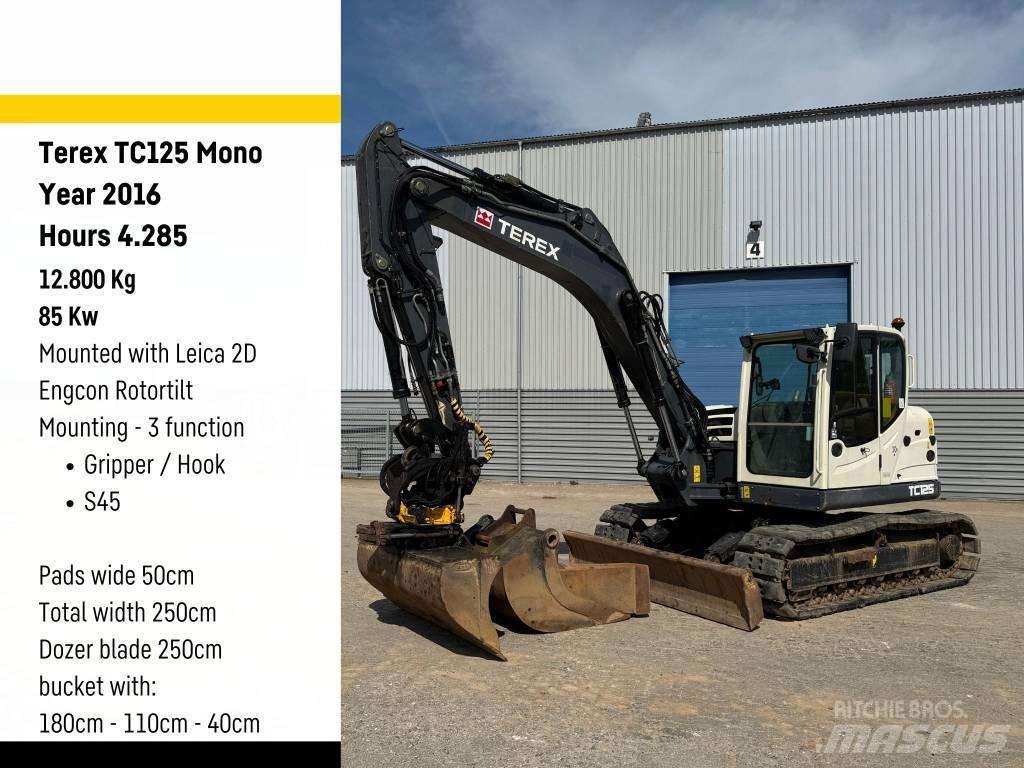 Terex Ecotec TC125 Midigravere 7 - 12t