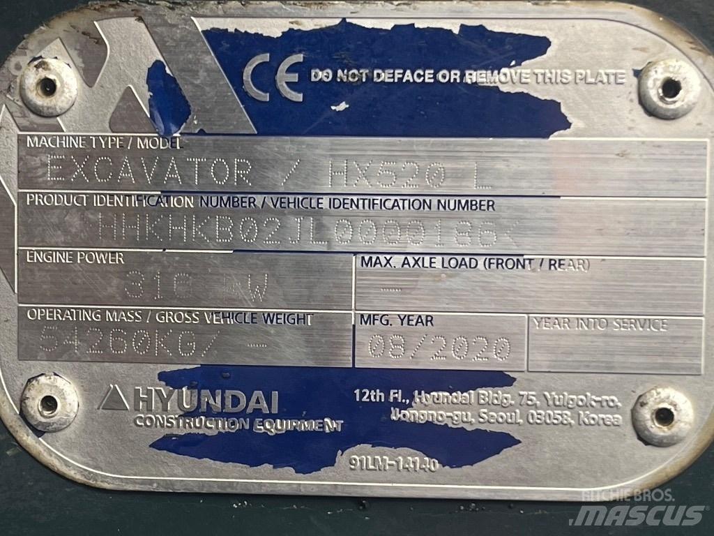 Hyundai HX 520 L Beltegraver