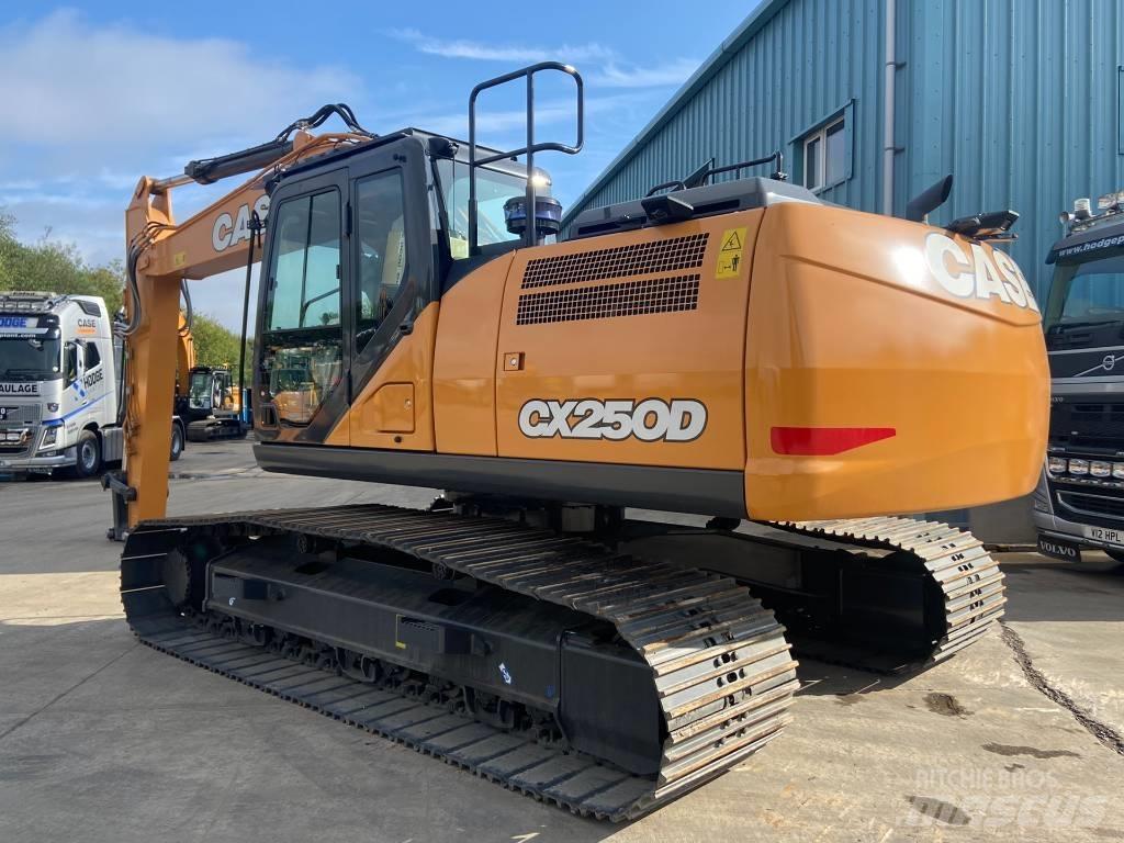 CASE CX 250 D Beltegraver