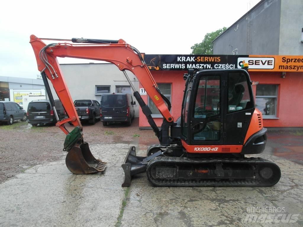 Kubota KX 080-4 Midigravere 7 - 12t
