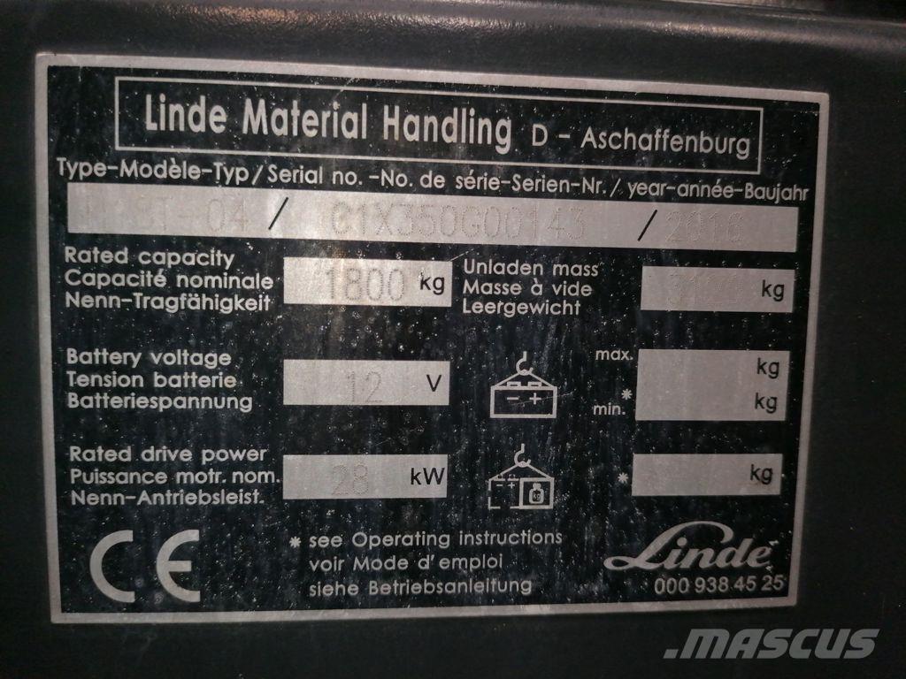 Linde H18T-04 Propan trucker