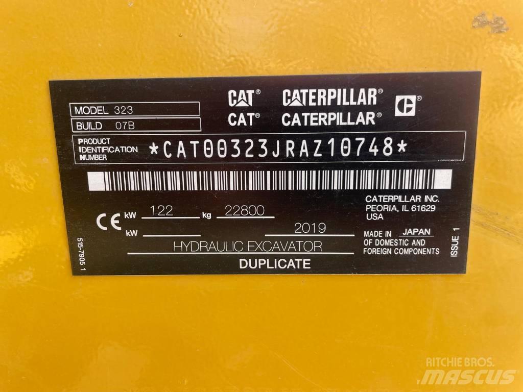 CAT 323NG Beltegraver