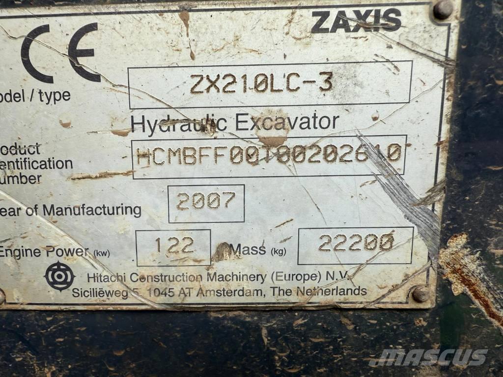 Hitachi ZX 210 LC-3 Beltegraver