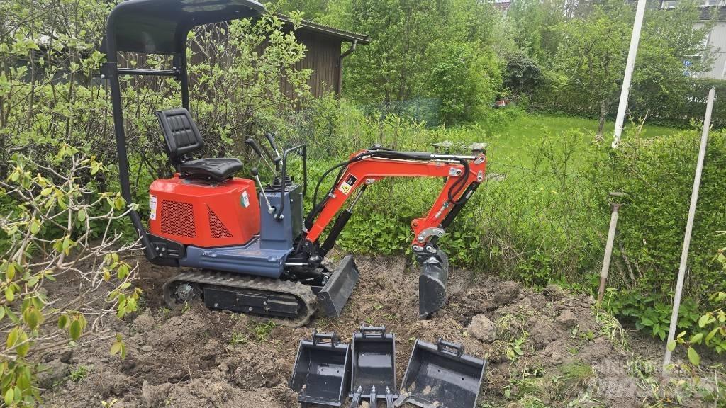 Minigrävmaskin 800kg Minigravere <7t