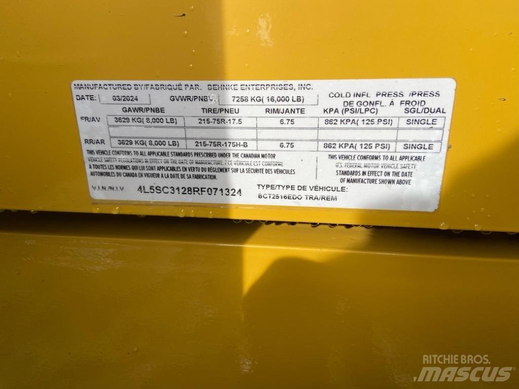 Behnke 2516EDO-8K Andre hengere