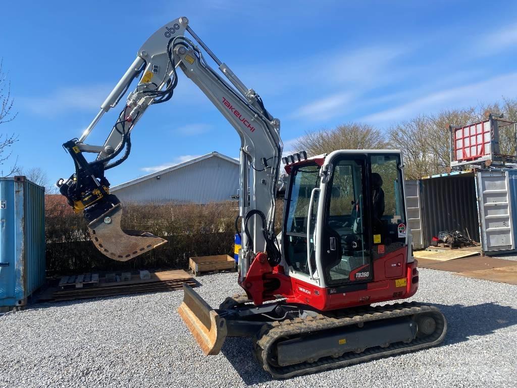 Takeuchi TB 260 Minigravere <7t
