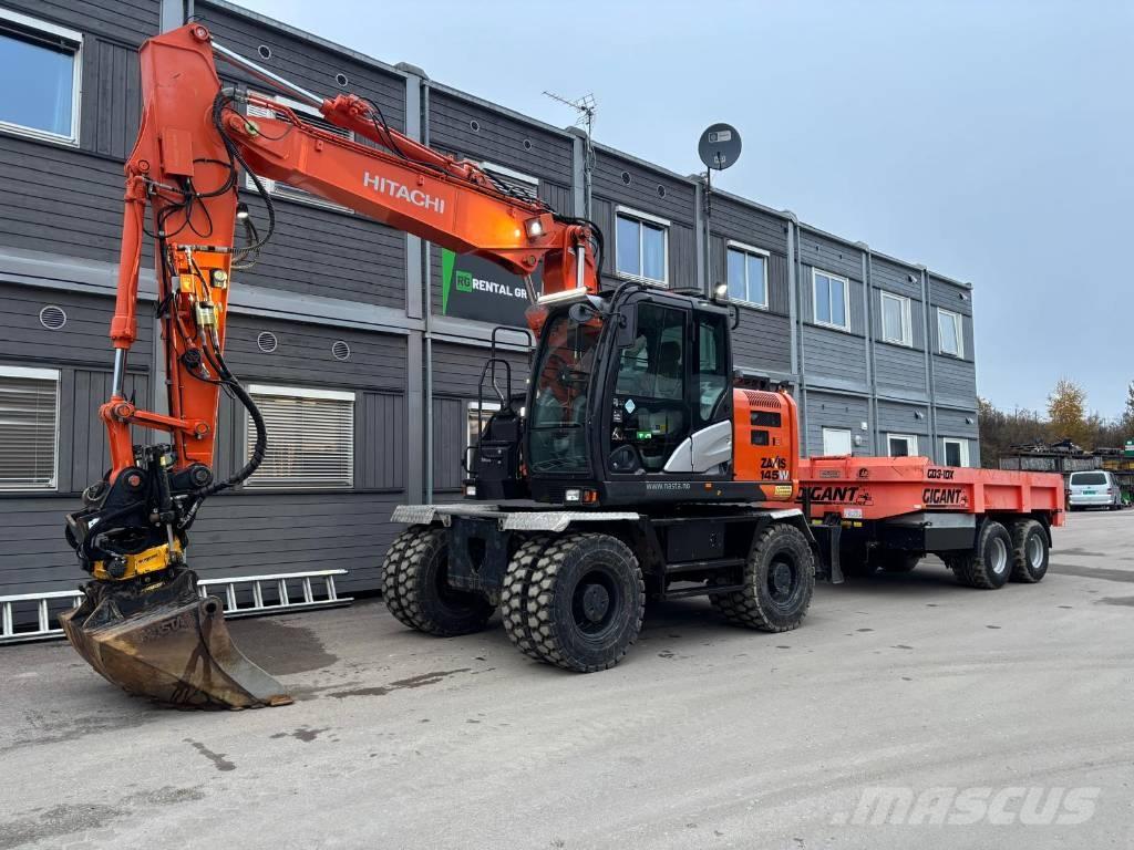 Hitachi ZX 145 W-6 Hjulgravere