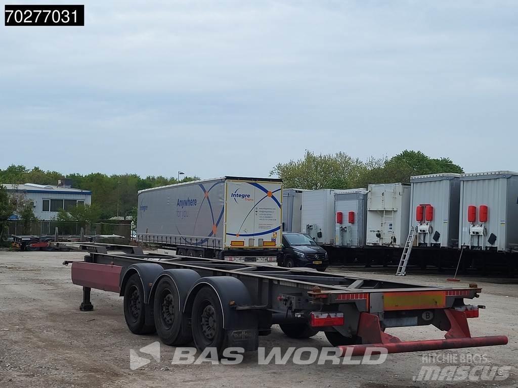 Van Hool 3 axles Containerchassis Semitrailere