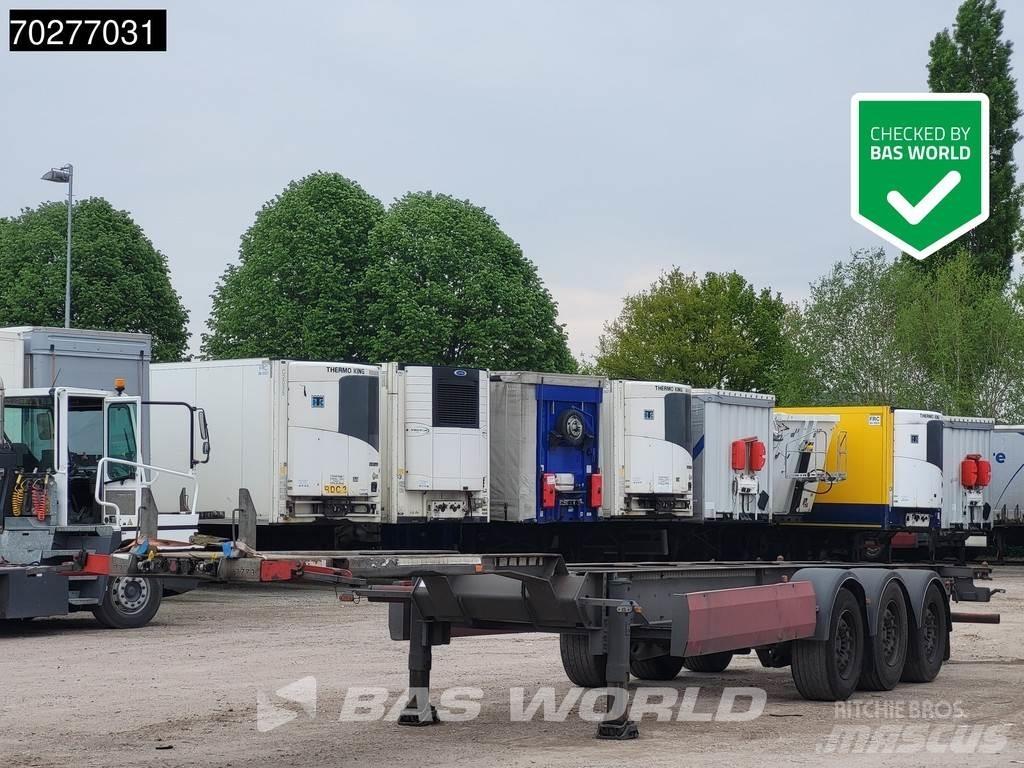 Van Hool 3 axles Containerchassis Semitrailere