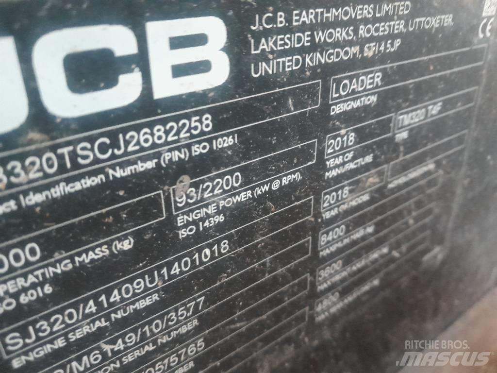 JCB TM 320 Teleskoplastere for Landbruk
