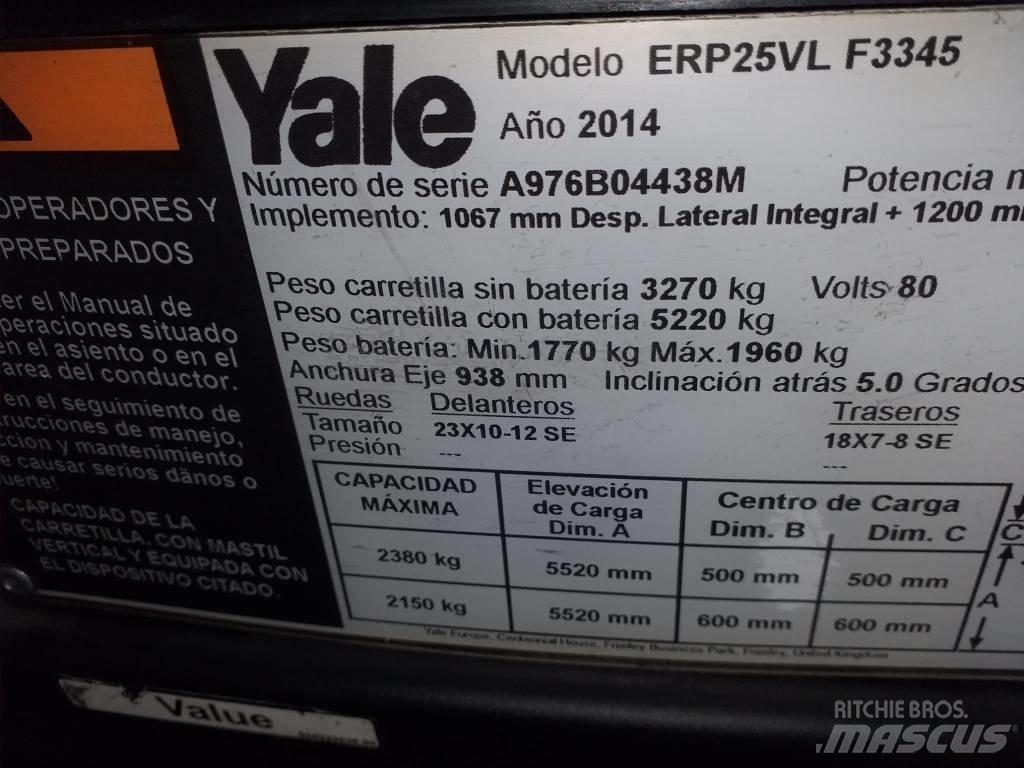 Yale ERP25VL Elektriske trucker