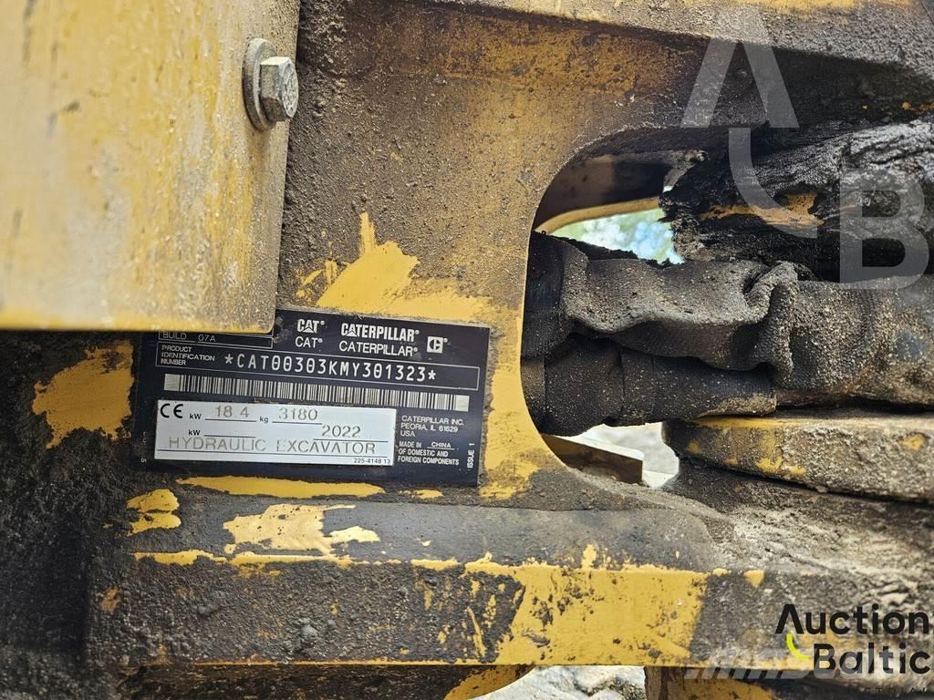CAT 303 CR Minigravere <7t