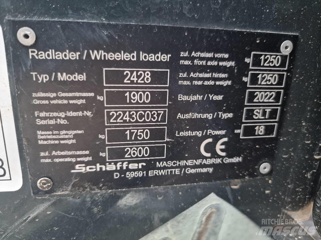 Schäffer 2428 SLT Hjullastere