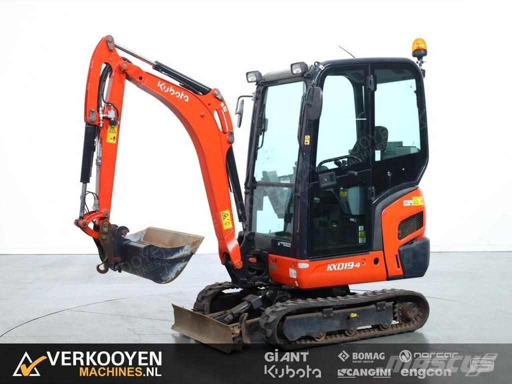 Kubota KX019-4 Minigravere <7t
