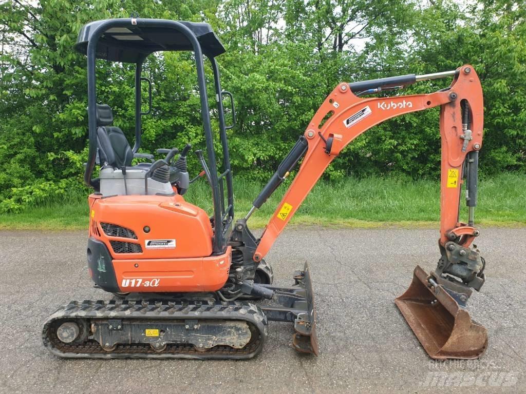 Kubota U 17-3a Minigravere <7t