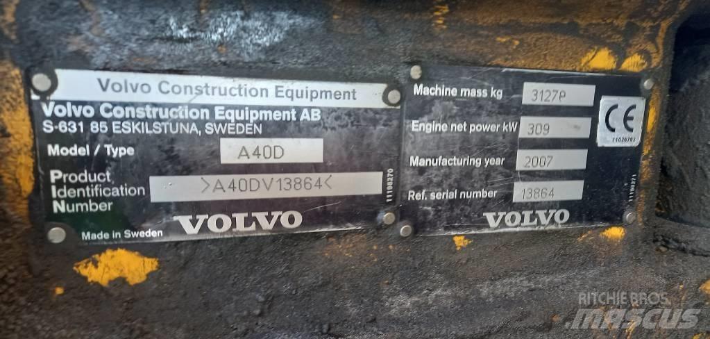 Volvo A 40 D Rammestyrte Dumpere