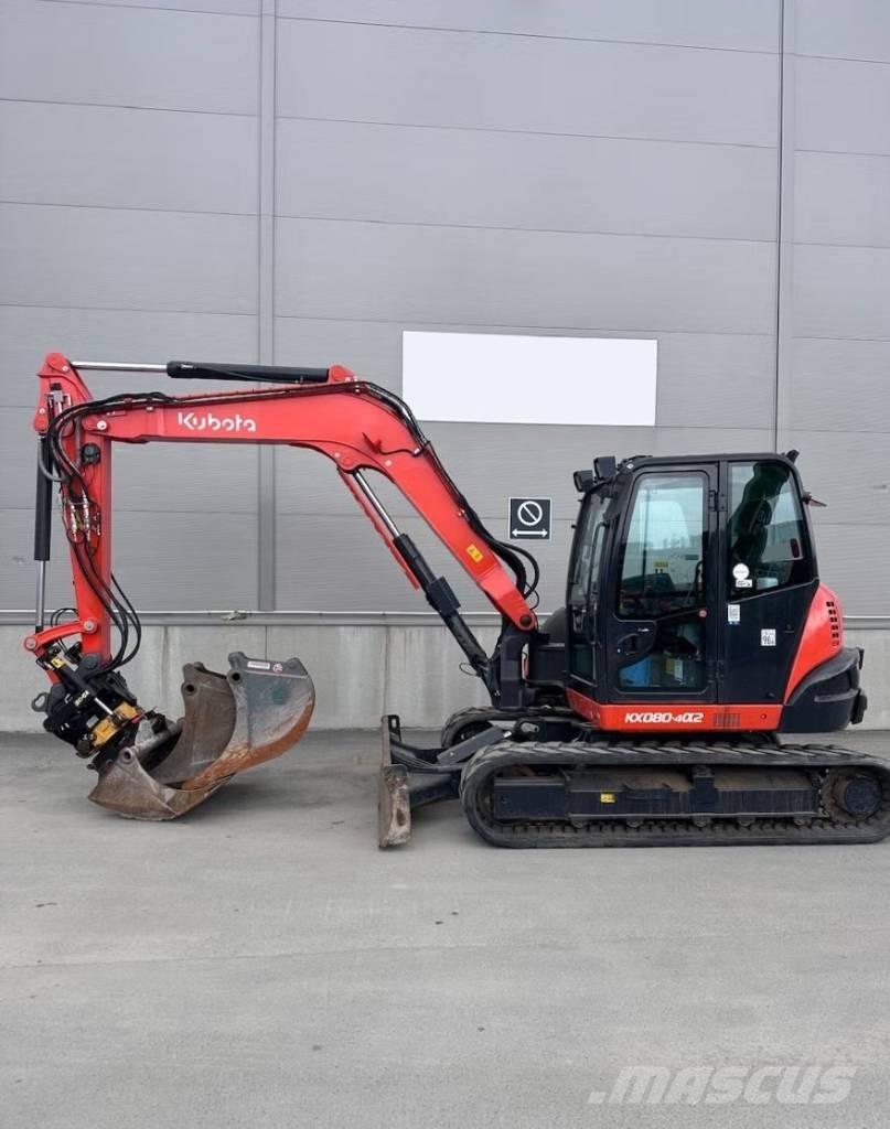 Kubota KX 080-4@2 Midigravere 7 - 12t