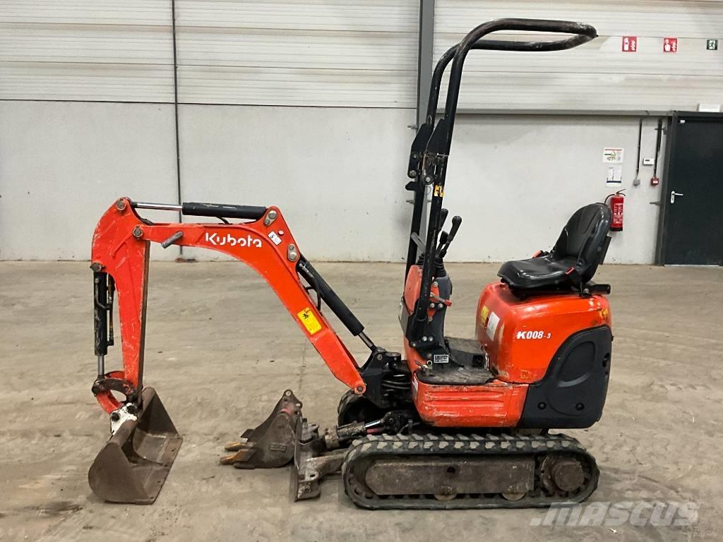 Kubota K 008-3 Minigravere <7t