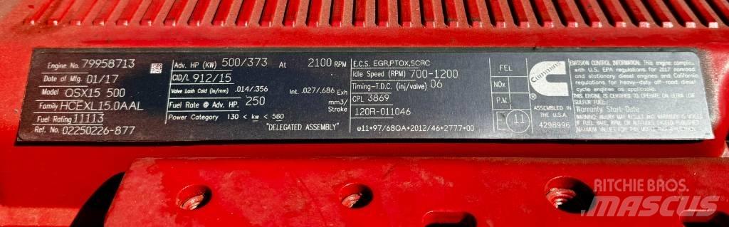 Cummins QSX15 Anlegg - Annet