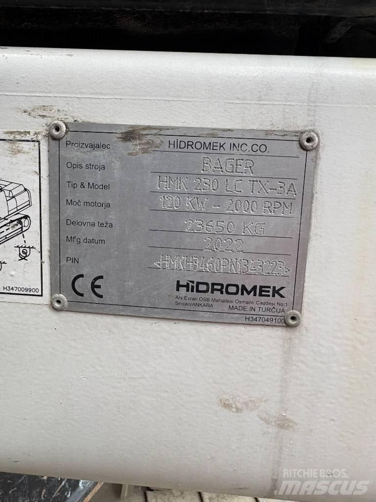 Hidromek 230 LC TX Gravemaskiner for riving