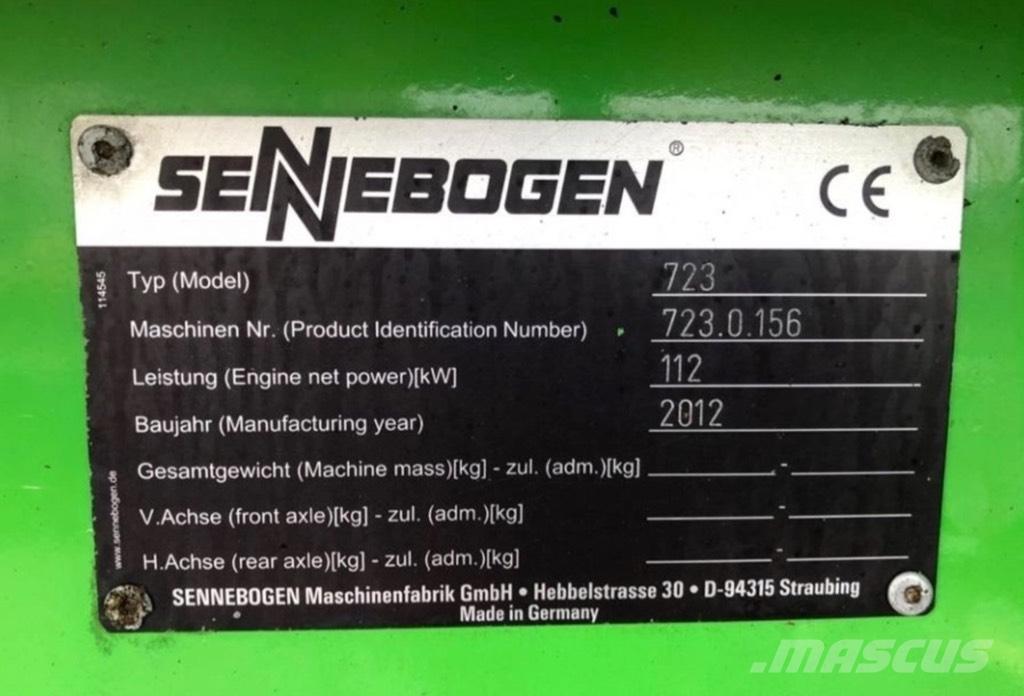 Sennebogen 723 Hjullastere