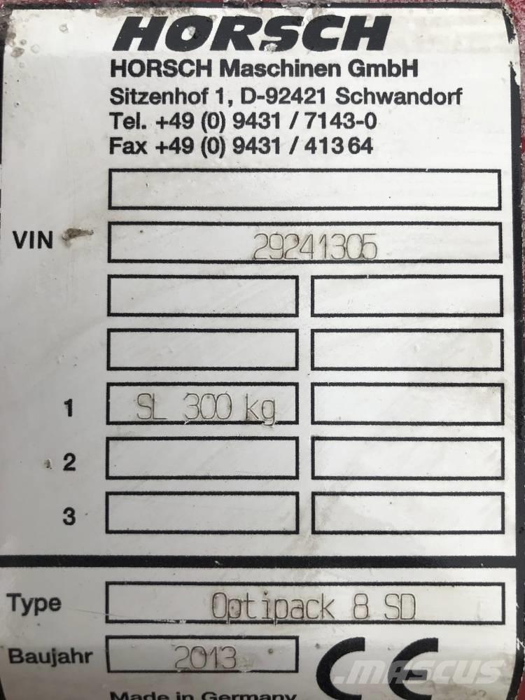Horsch Optipack 8 SD Skålharver