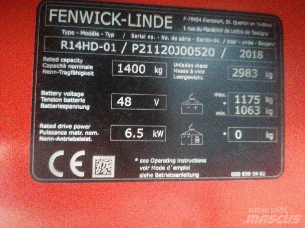 Linde R14HD Skyvemasttruck