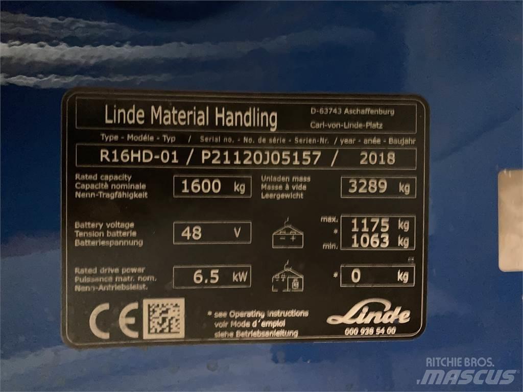 Linde R16HD Skyvemasttruck