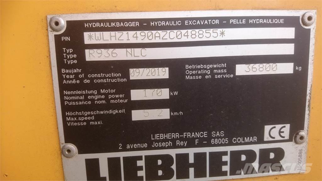 Liebherr R936 NLC Beltegraver