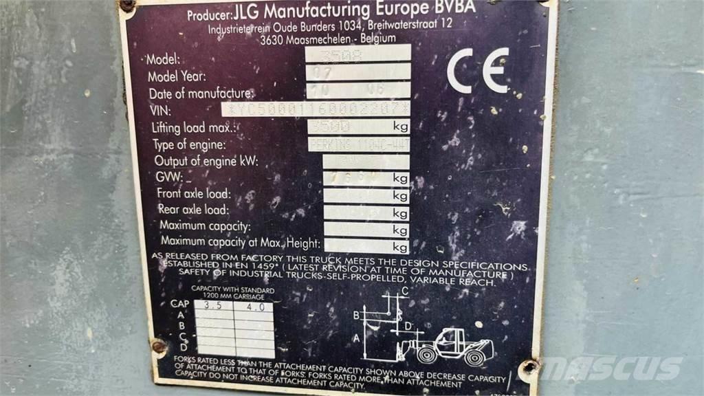 JLG 3508 Teleskoplastere
