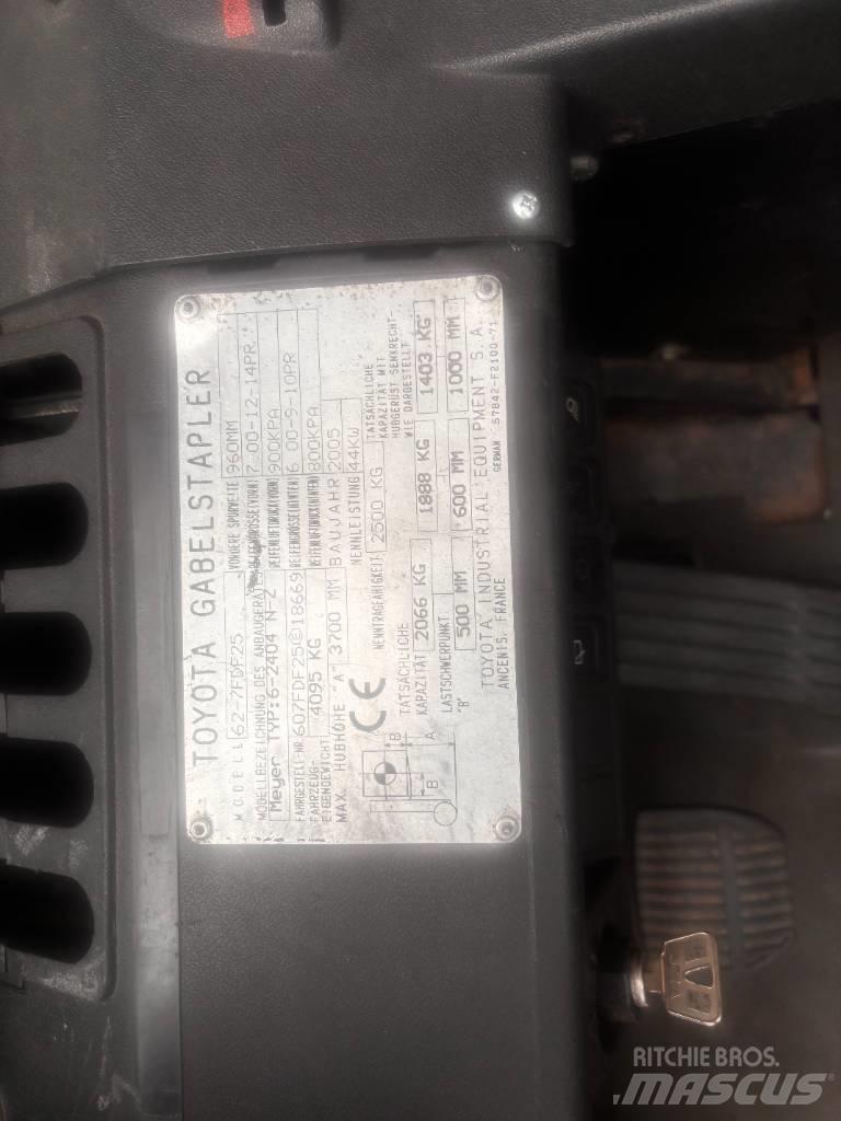 Toyota 62-7 FDF 25 Diesel Trucker